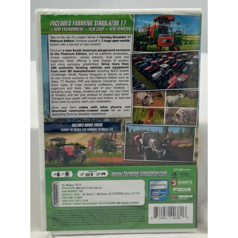 Farming Simulator 17 - Platinum Edition - PC - New In Packaging